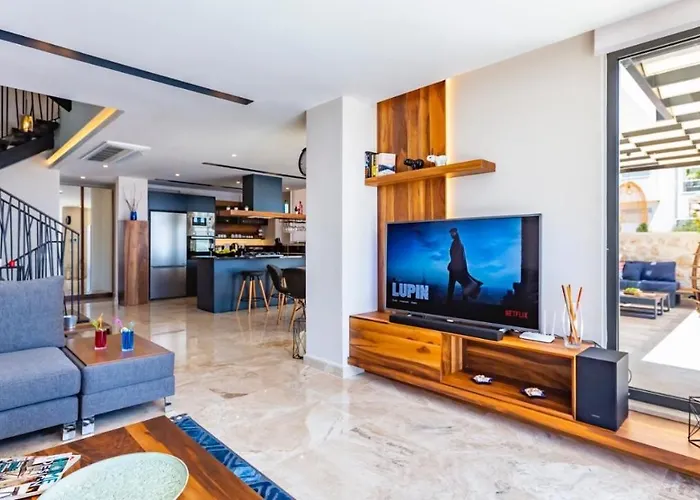 Phi With Heated Indoor Pool Villa Kaş